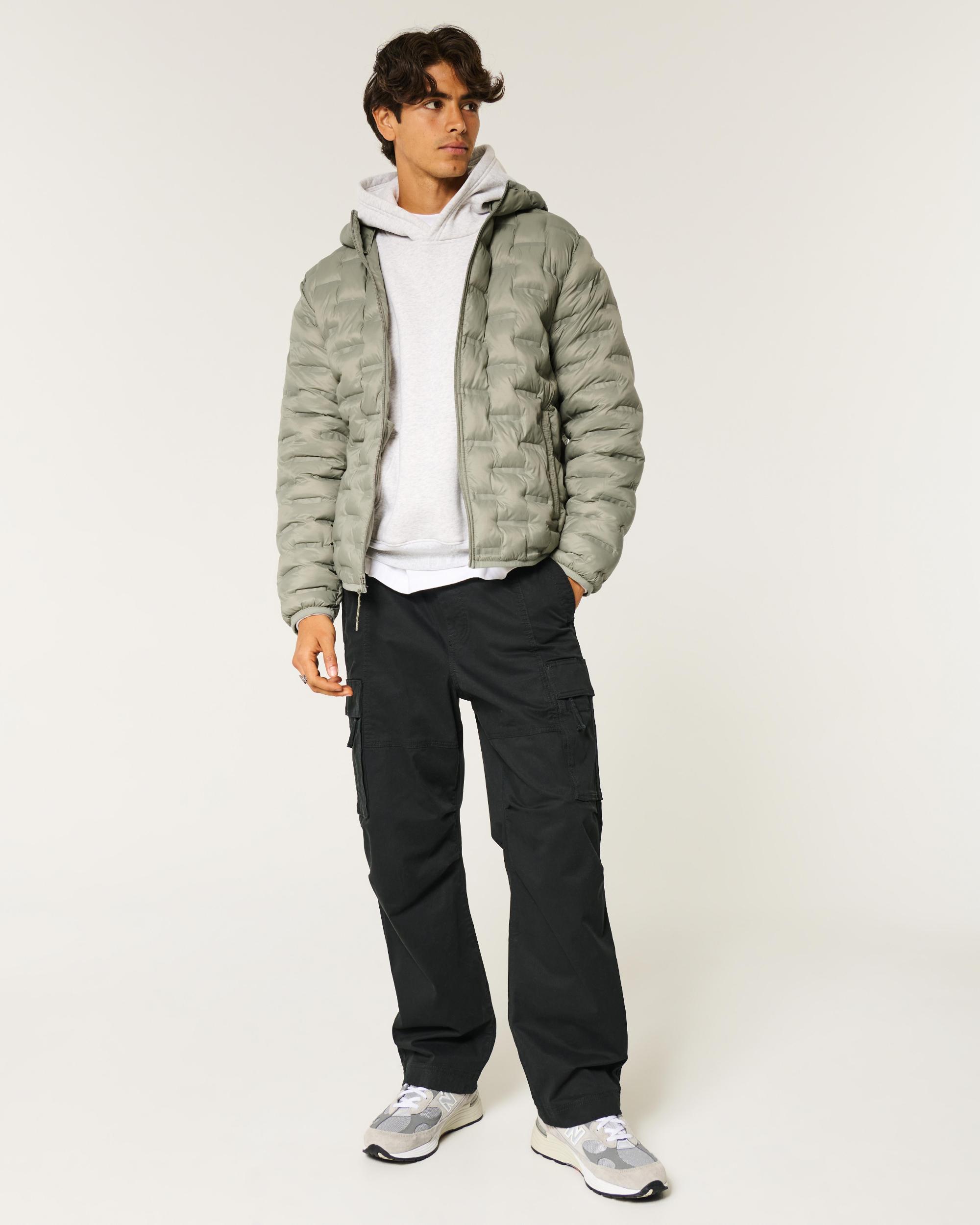 Mid-Weight Hooded Puffer Jacket Product Image
