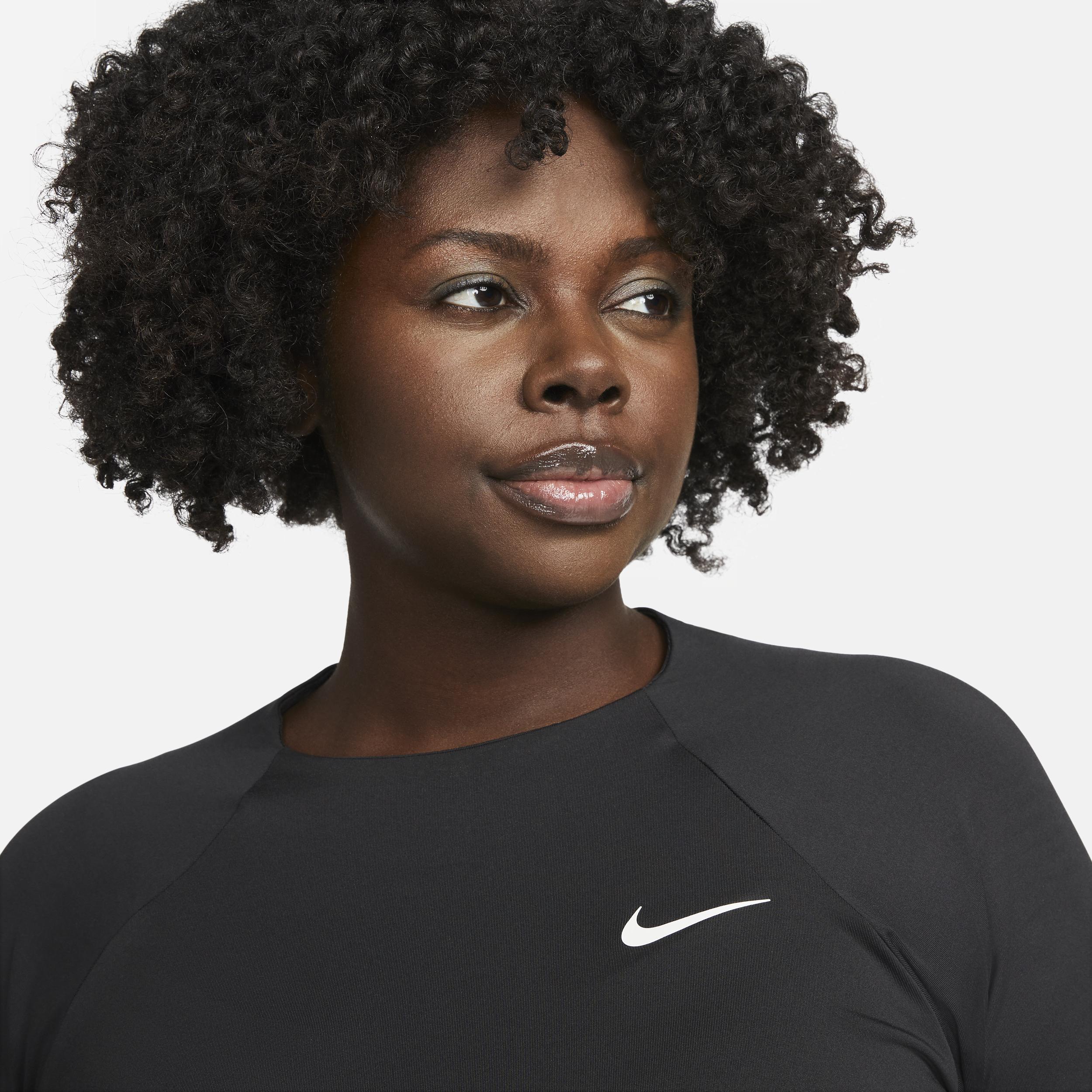Nike Womens Essential Long-Sleeve Hydroguard Swim Shirt | NESSA386-001 Product Image