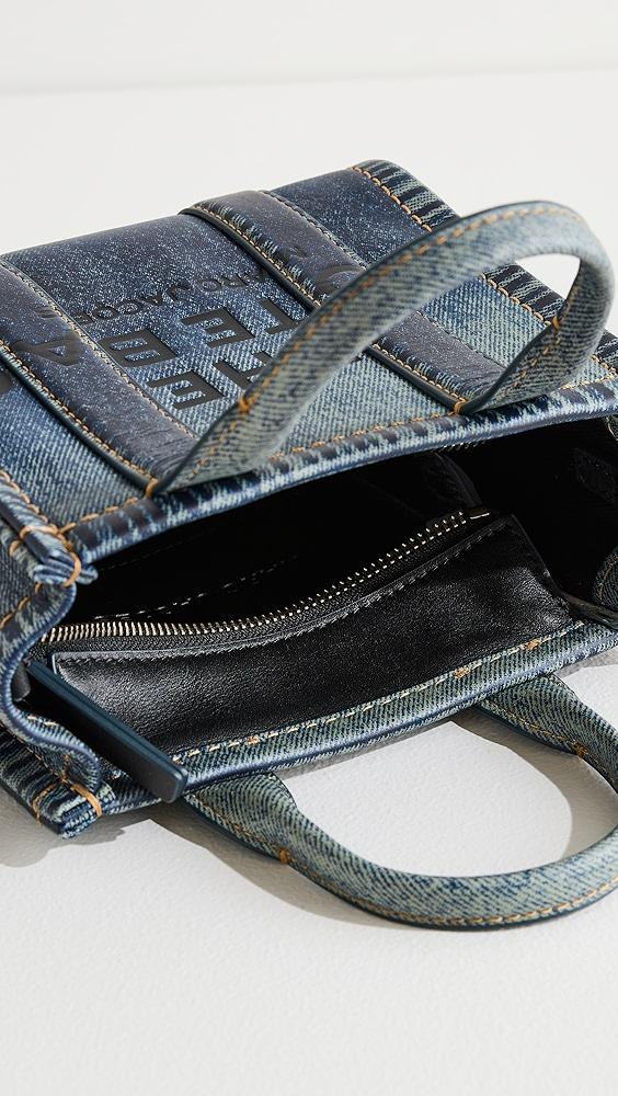 Marc Jacobs The Denim Printed Leather Crossbody Tote Bag | Shopbop Product Image