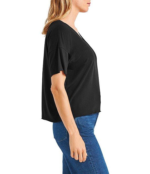 Splendid Bamboo V-Neck Short Sleeve Tee Product Image