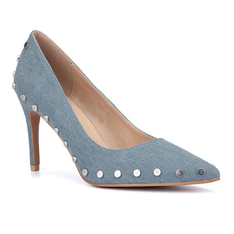 New York & Company Layne Women's Heels, Size: 6, Blue Product Image