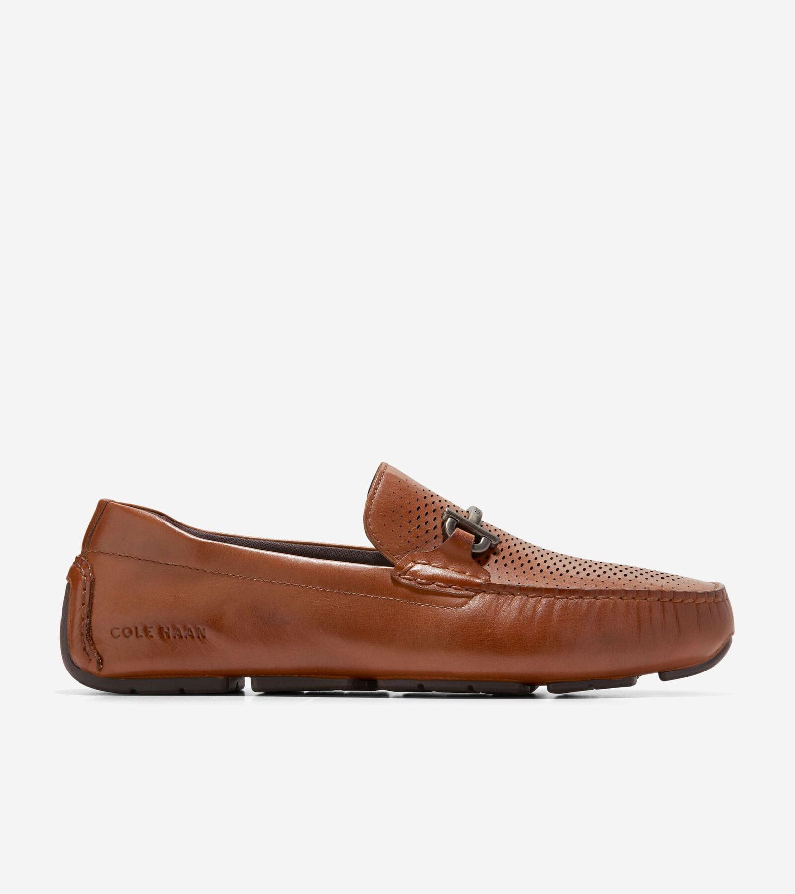 Cole Haan Mens Grand Laser Bit Driving Loafers Product Image