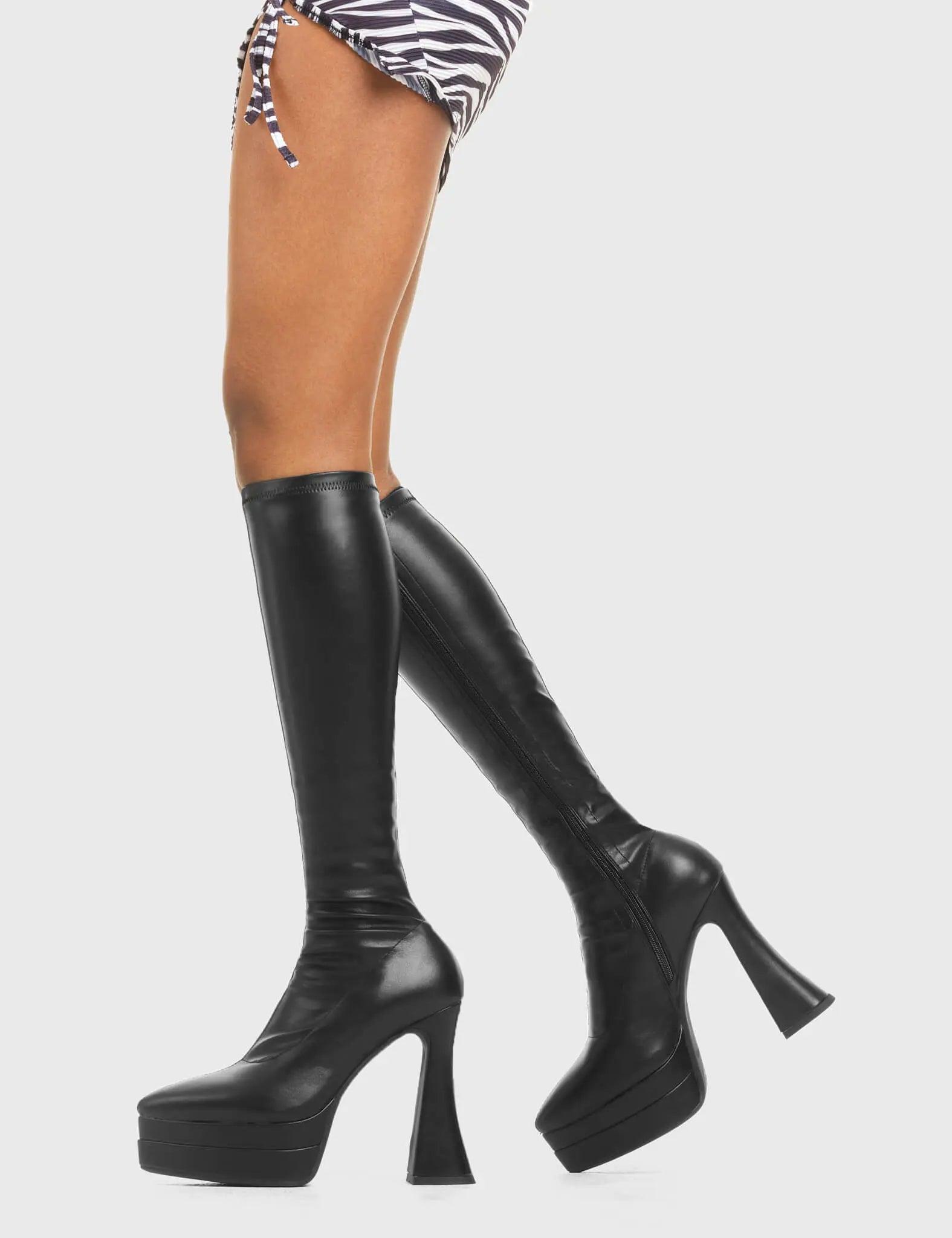 Alter Ego Platform Knee High Boots Product Image