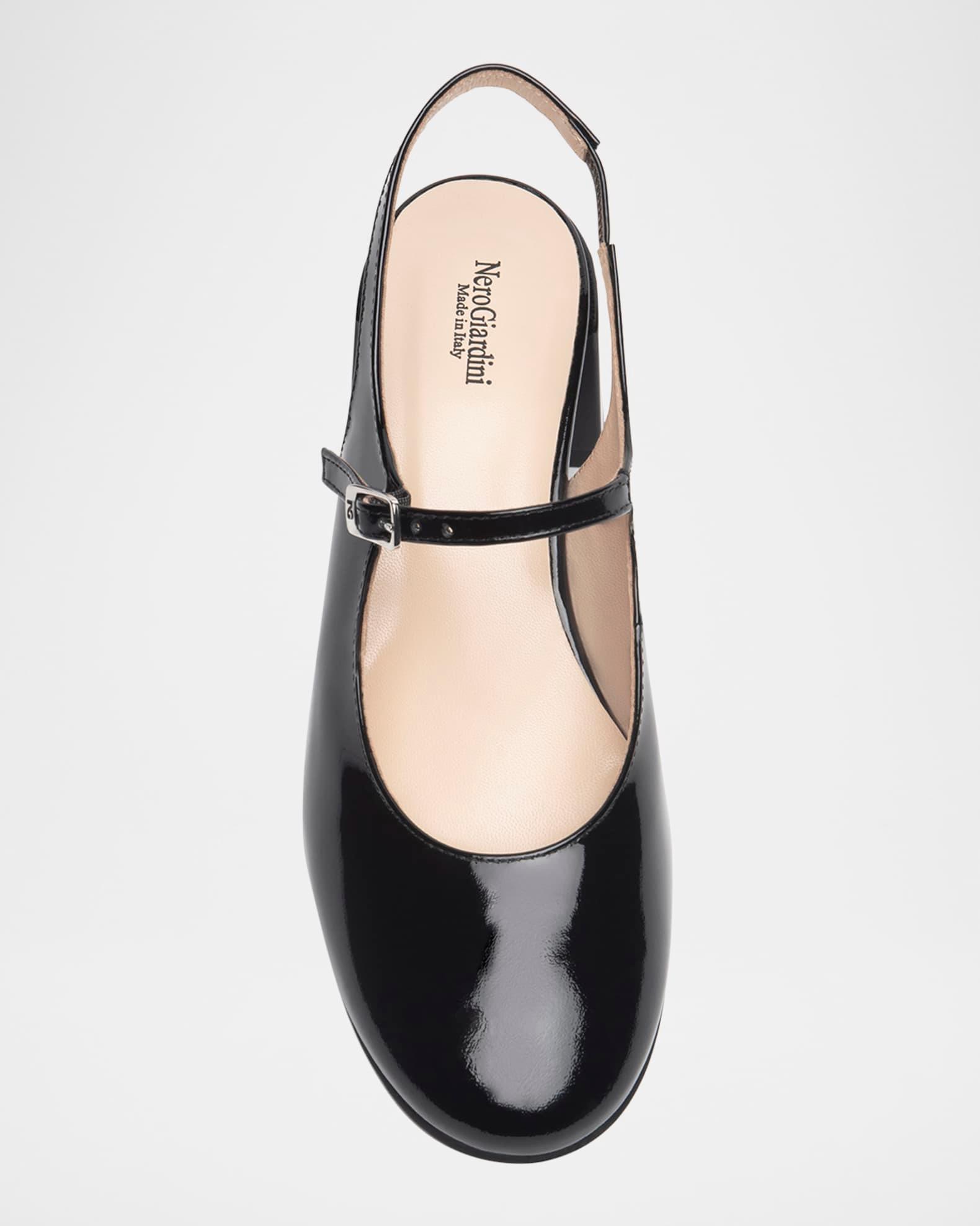 Patent Mary Jane Ballerina Pumps Product Image