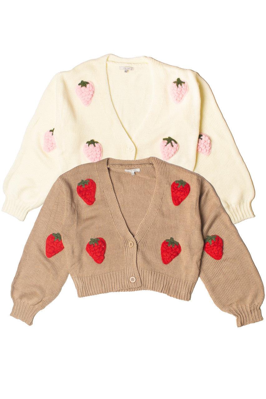 The Strawberry Patch Cardigan Product Image