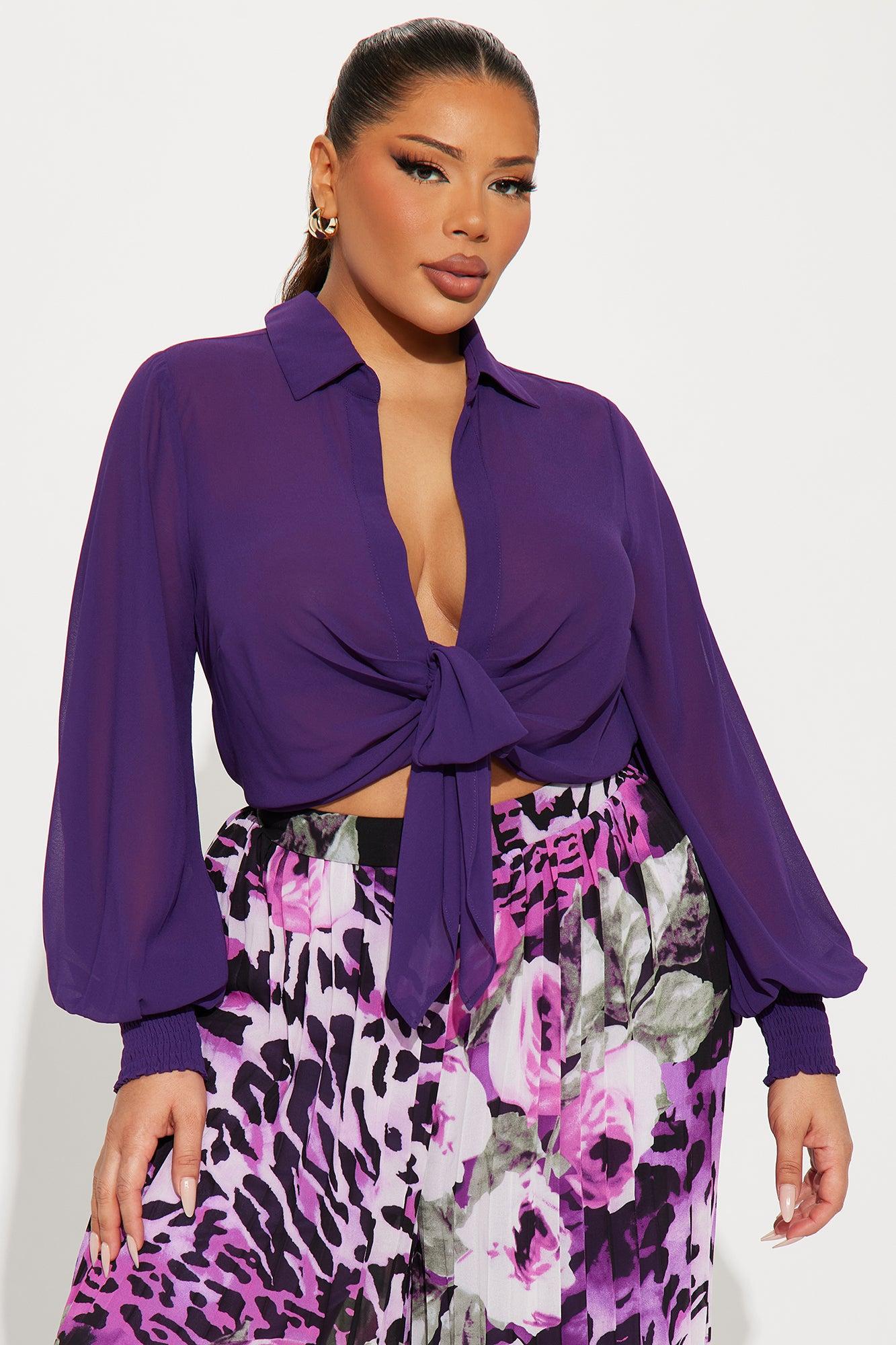 Planning A Getaway Jumpsuit - Purple/combo Product Image