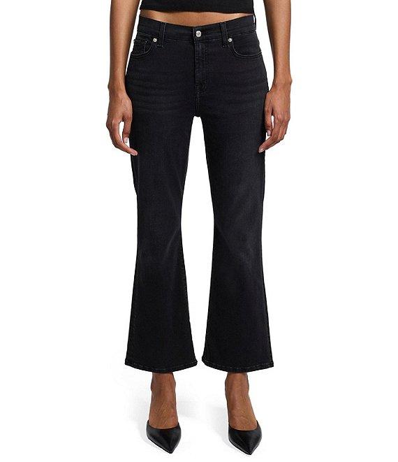 7 For All Mankind Daisy Ankle Boot Denim Jeans Product Image