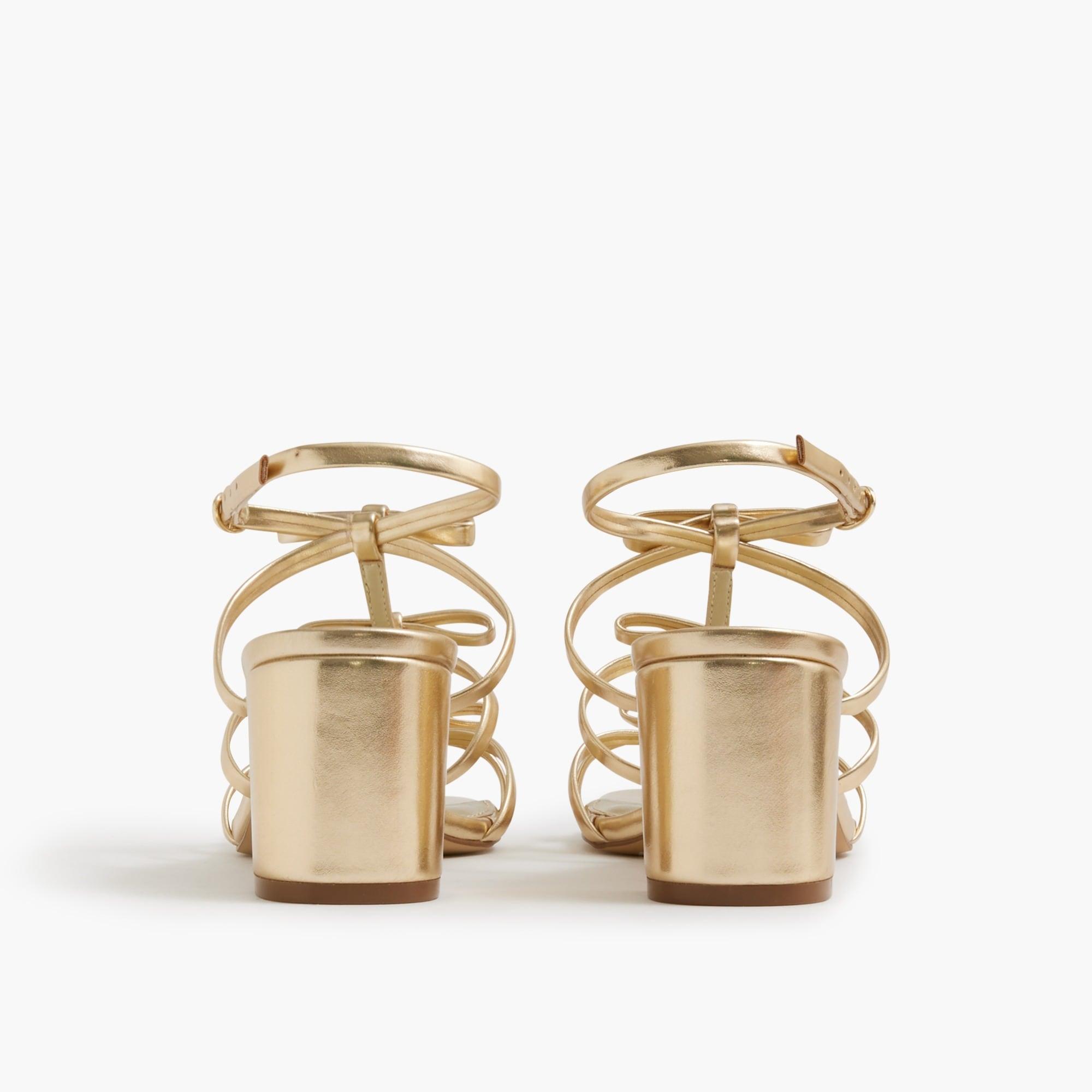 Bow heeled sandals Product Image