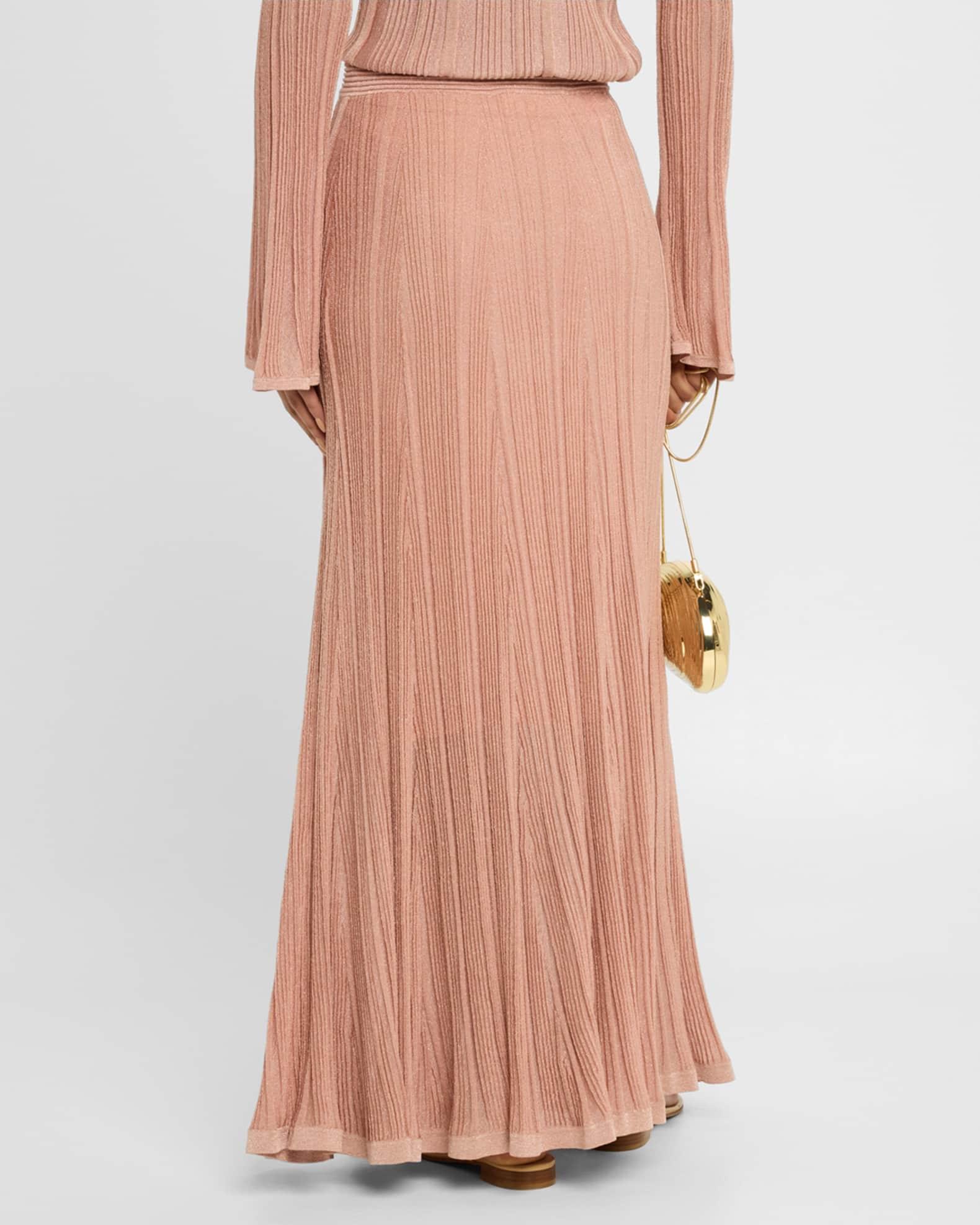 Lucky Metallic Maxi Skirt Product Image