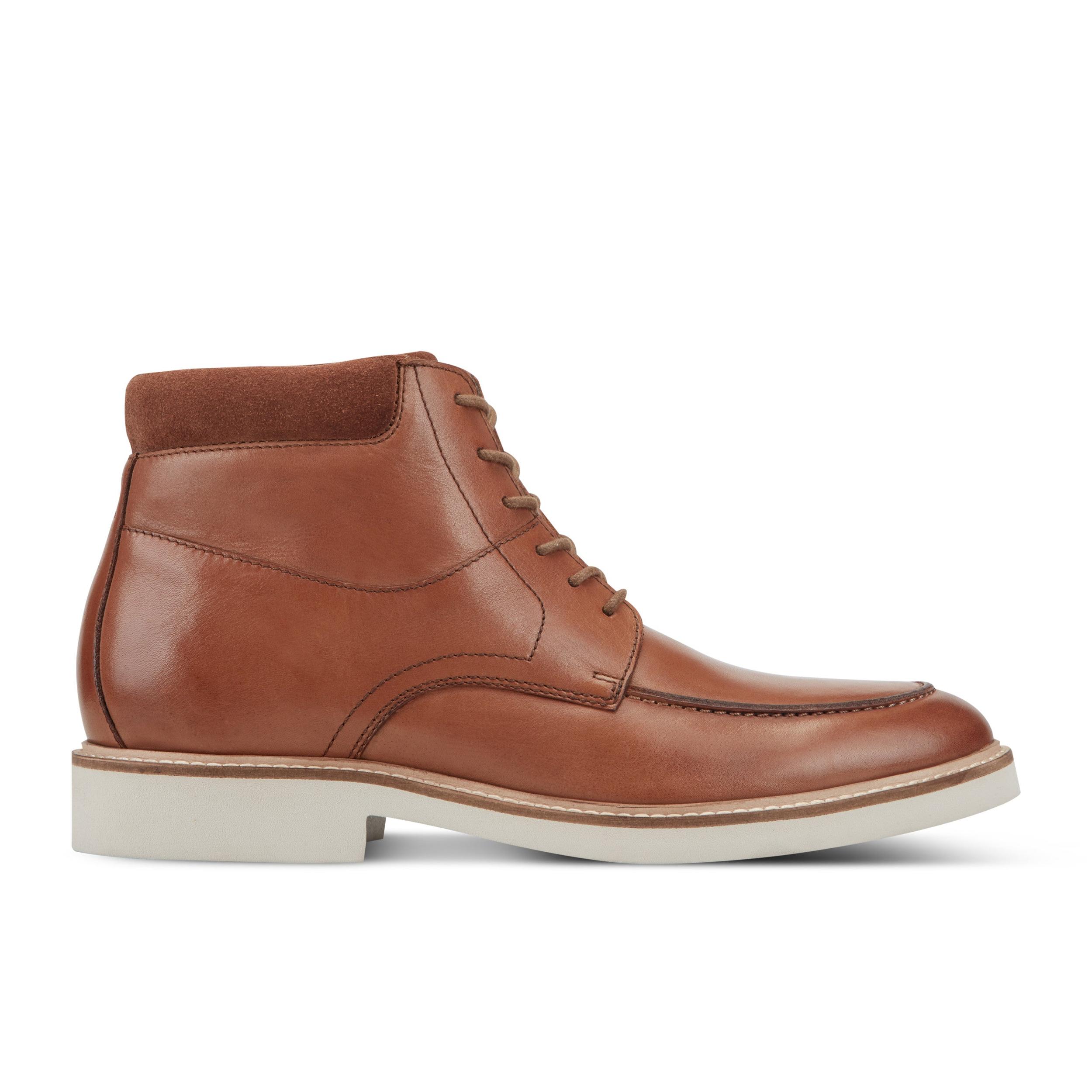Men's Macklin Moc Toe Lace-Up Leather Boots Product Image