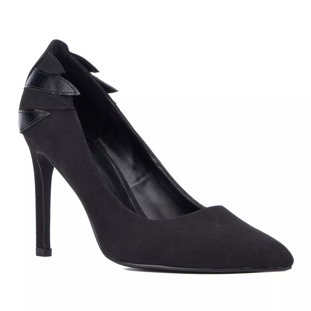 New York & Company® Magdi Women's Pointy Pump Heels, Size: 8, Silver Product Image