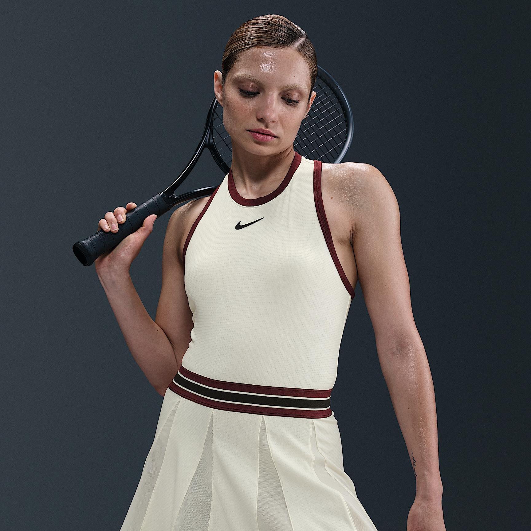 Nike Womens Court Slam Dri-FIT Tennis Dress | FZ6742-110 Product Image