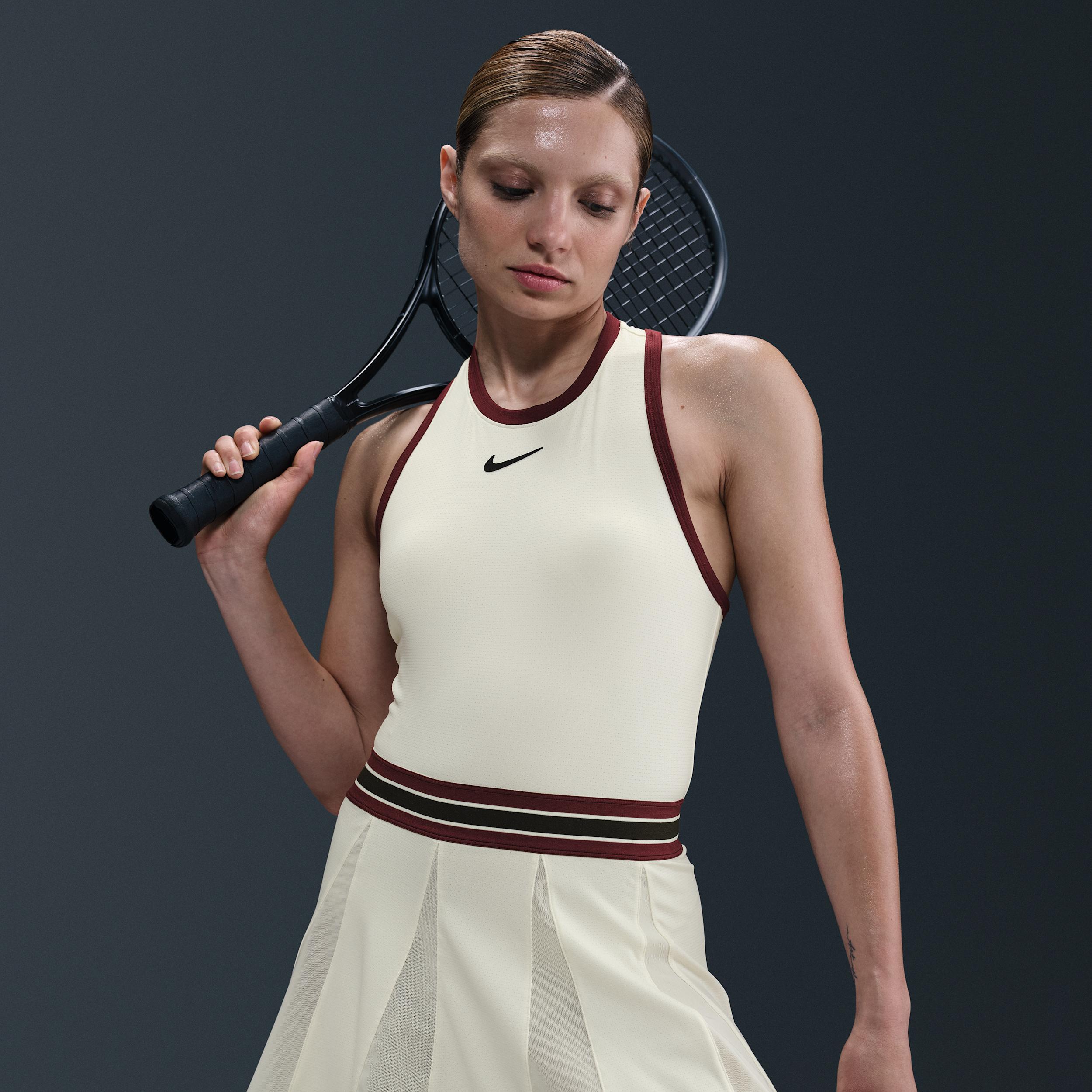Nike Womens Court Slam Dri-FIT Tennis Dress | FZ6742-110 Product Image