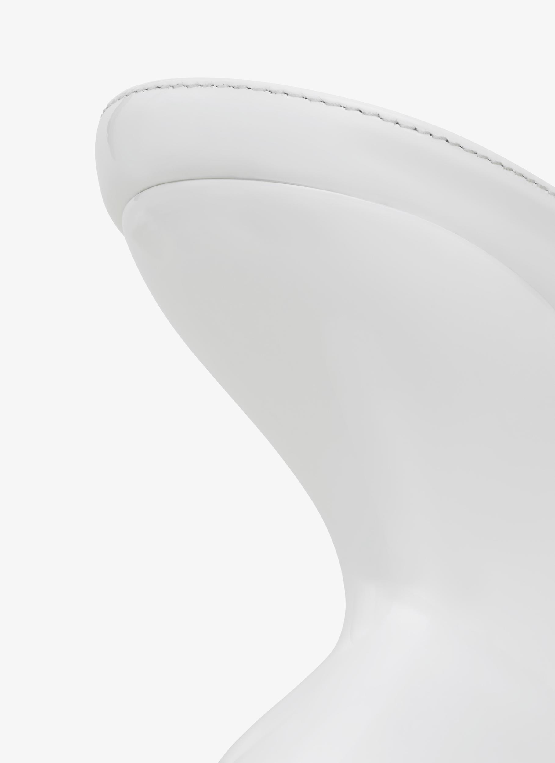 WHITE CURVE WEDGE MULES Product Image