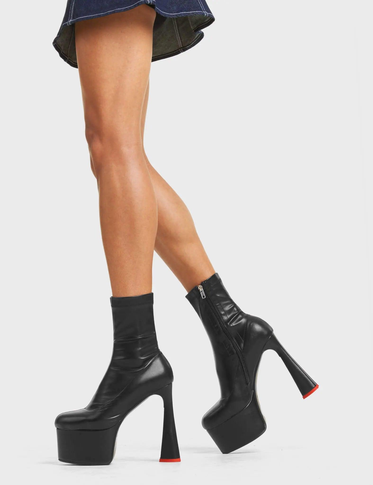 Addicted Platform Ankle Boots Product Image