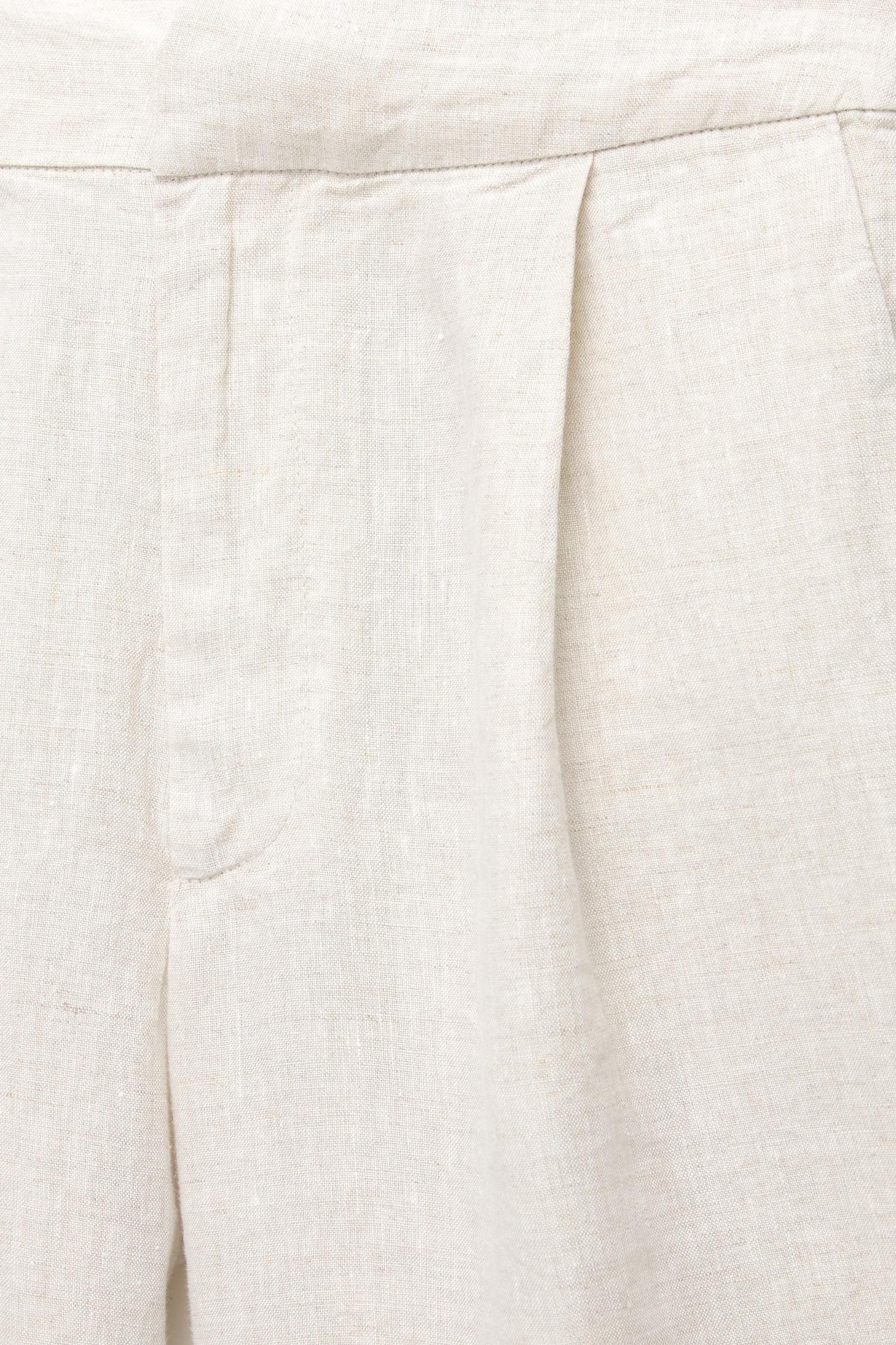 100% linen Bermuda shorts Product Image