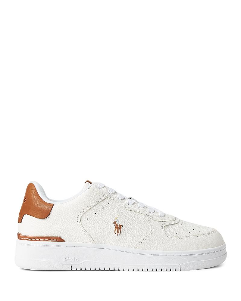 Polo Ralph Lauren Mens Masters Court Lace Up Sneakers Product Image