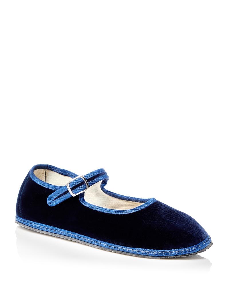 ViBi Venezia Womens Mary Jane Velvet Ballet Flats Product Image