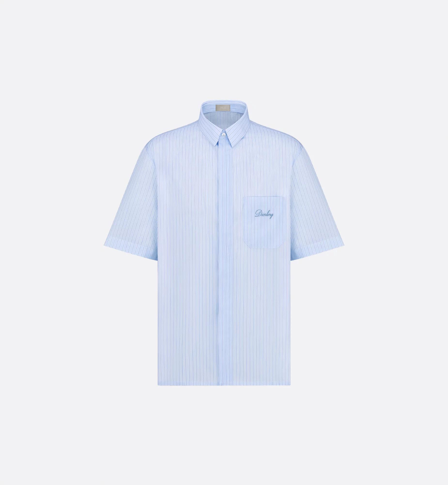 Short-Sleeved Shirt with Diorling Embroidery Product Image