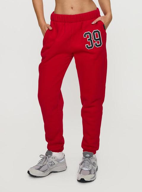 BU Sweatpants Red Product Image