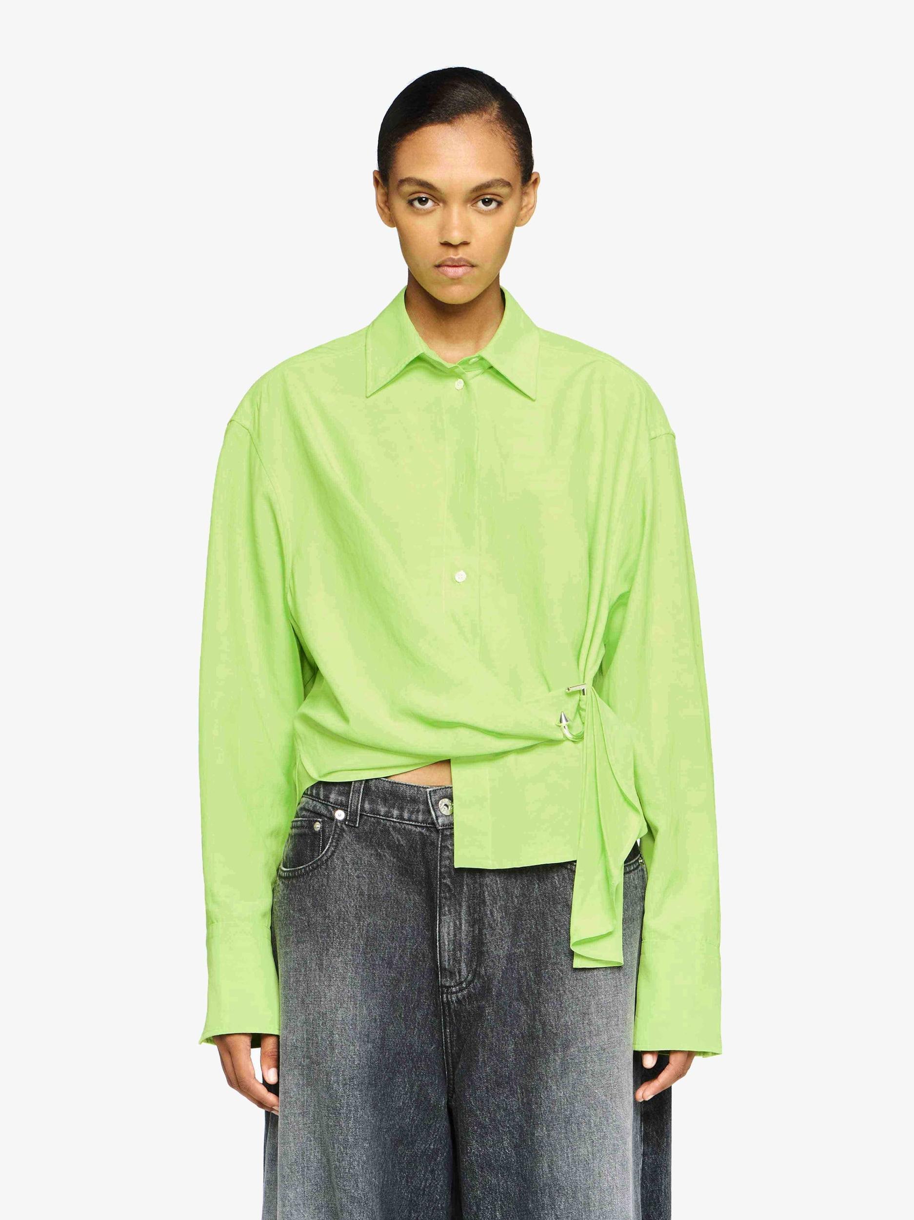 DRAPED TWISTED SHIRT Product Image