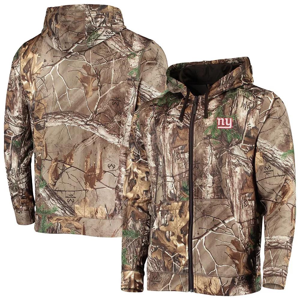Men's Dunbrooke Realtree Camo New York Giants Trophy Tech Fleece Full-Zip Hoodie, Size: Small, Green Product Image