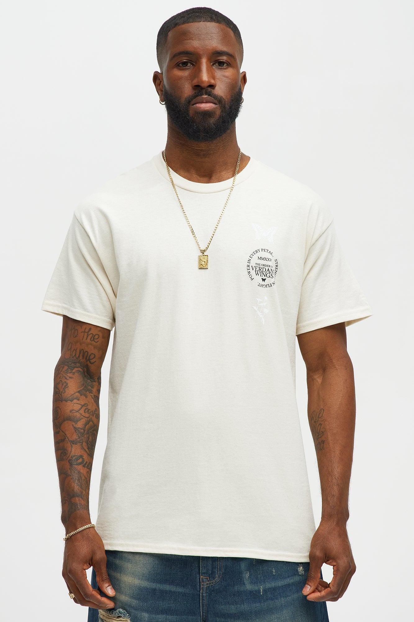 Verdant Wings Short Sleeve Tee - Natural Product Image