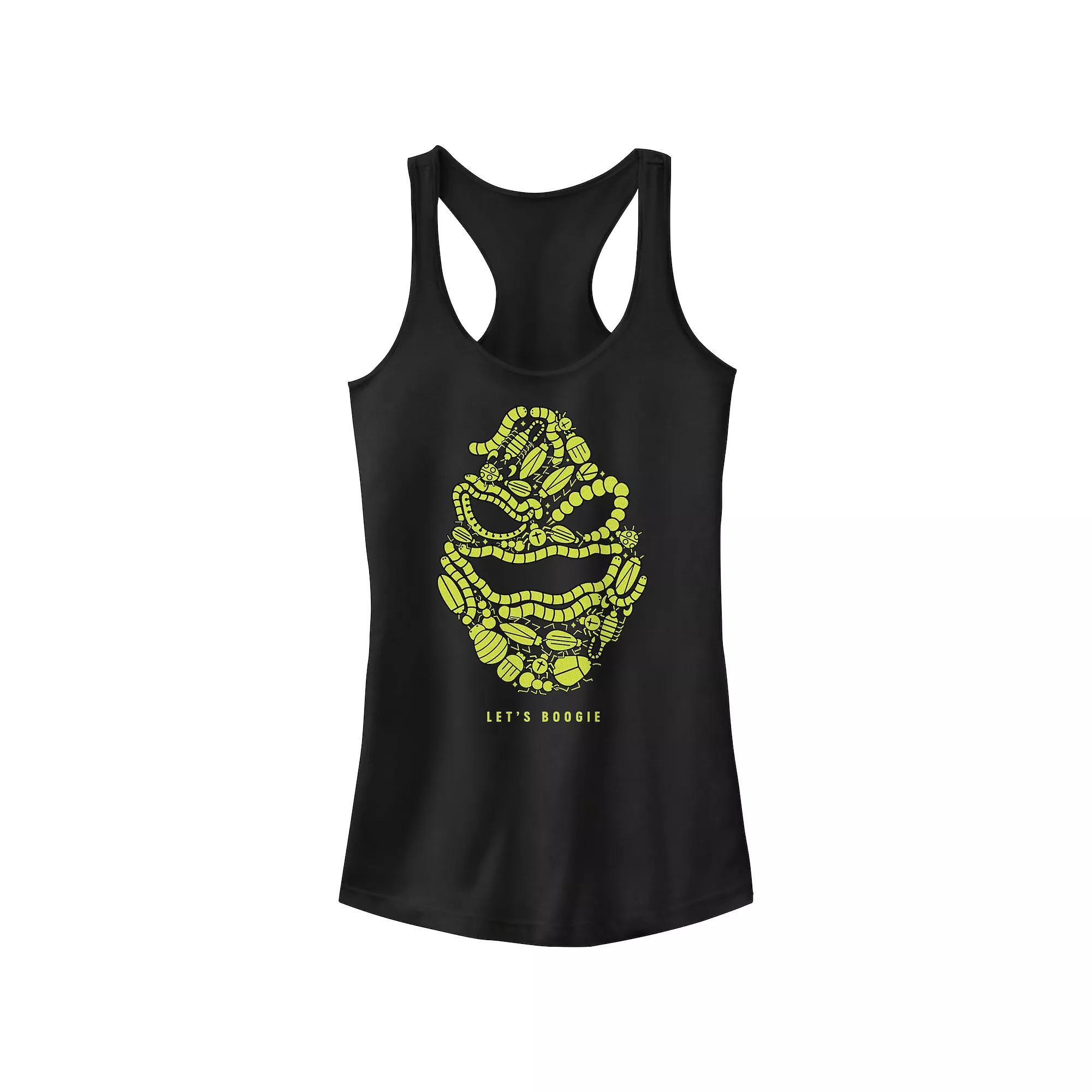 Disney's The Nightmare Before Christmas Oogie Boogie Let's Boogie Bug Head Juniors' Racerback Tank Top, Girl's,  Product Image