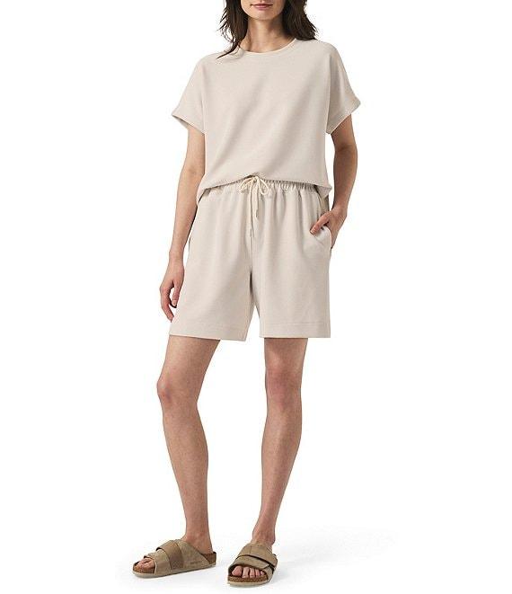 Splendid Scuba Knit Crew Neck Short Sleeve Tee Product Image