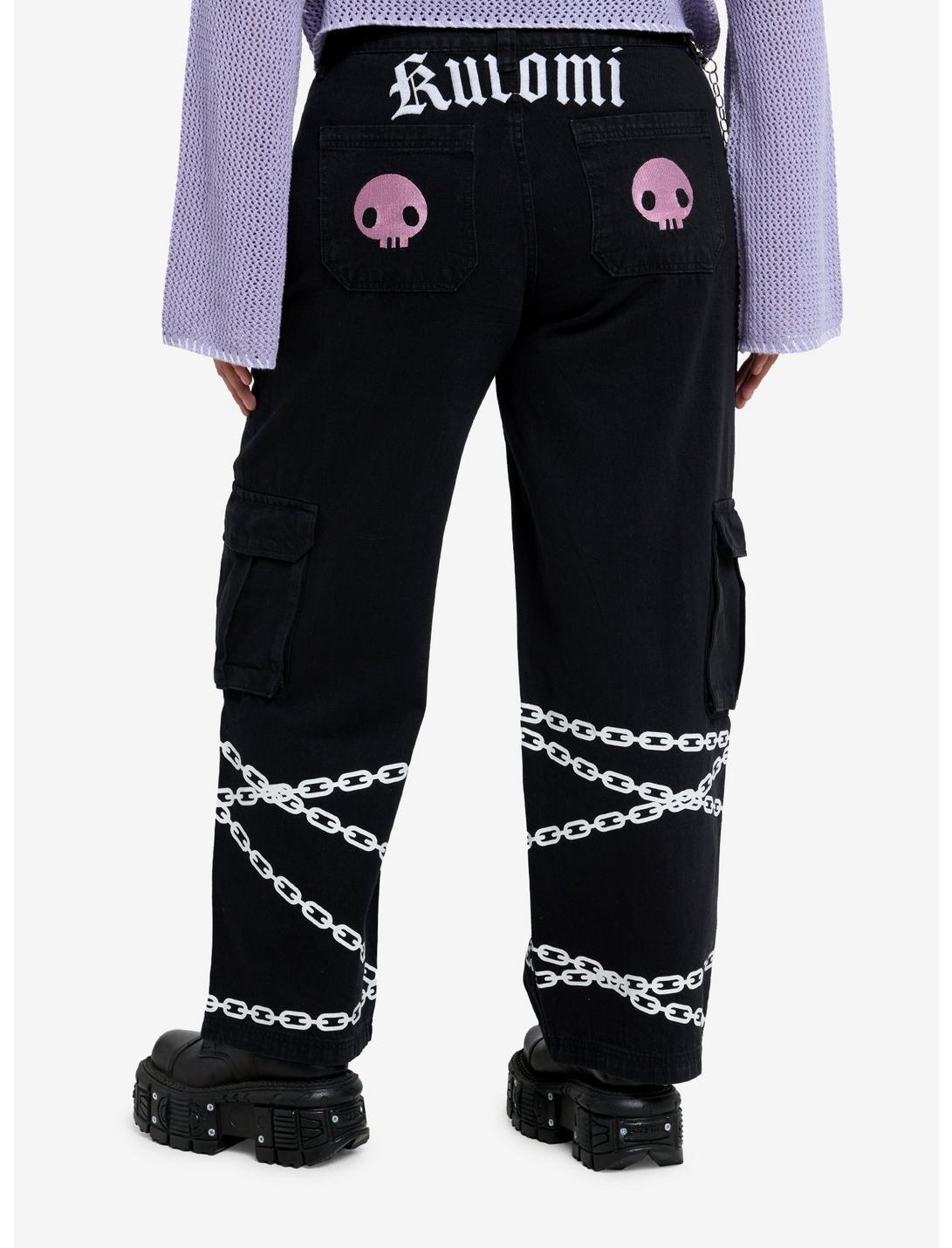 Kuromi Belt Chain Carpenter Pants Plus Size Product Image