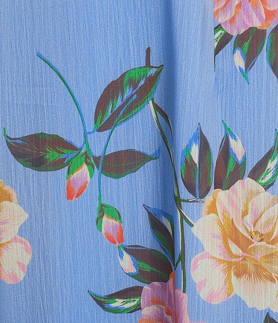 GB Floral Printed Chiffon Mini Dress Product Image