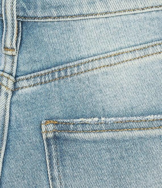 Karyn Seo Perry Vintage Blue Wash Wide Leg Crop Jeans Product Image