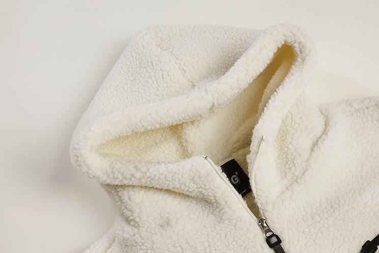 No. 3562 WOOLEN FLEECE ZIP-UP HOODED JK Product Image