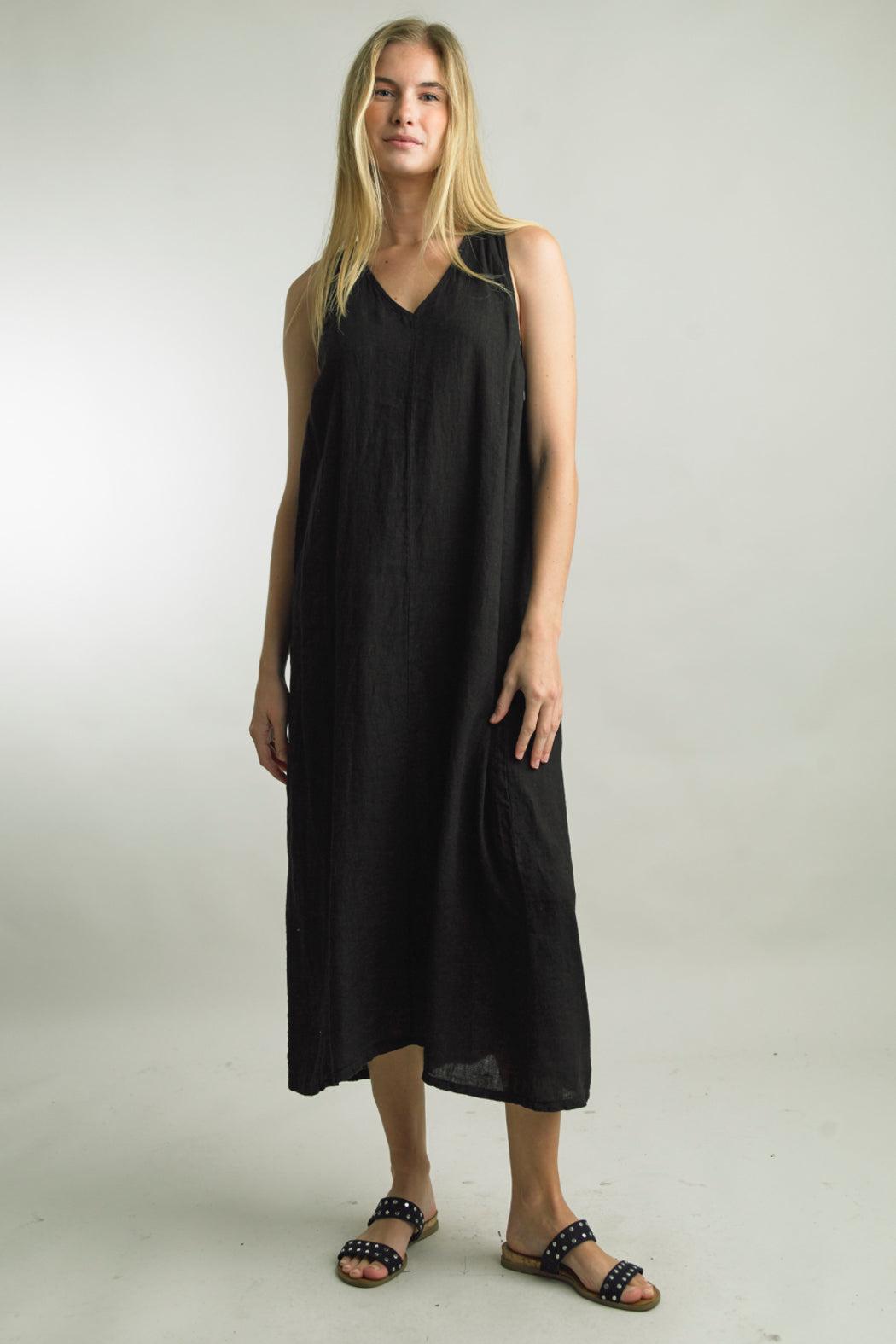 Linen Maxi Dress Product Image