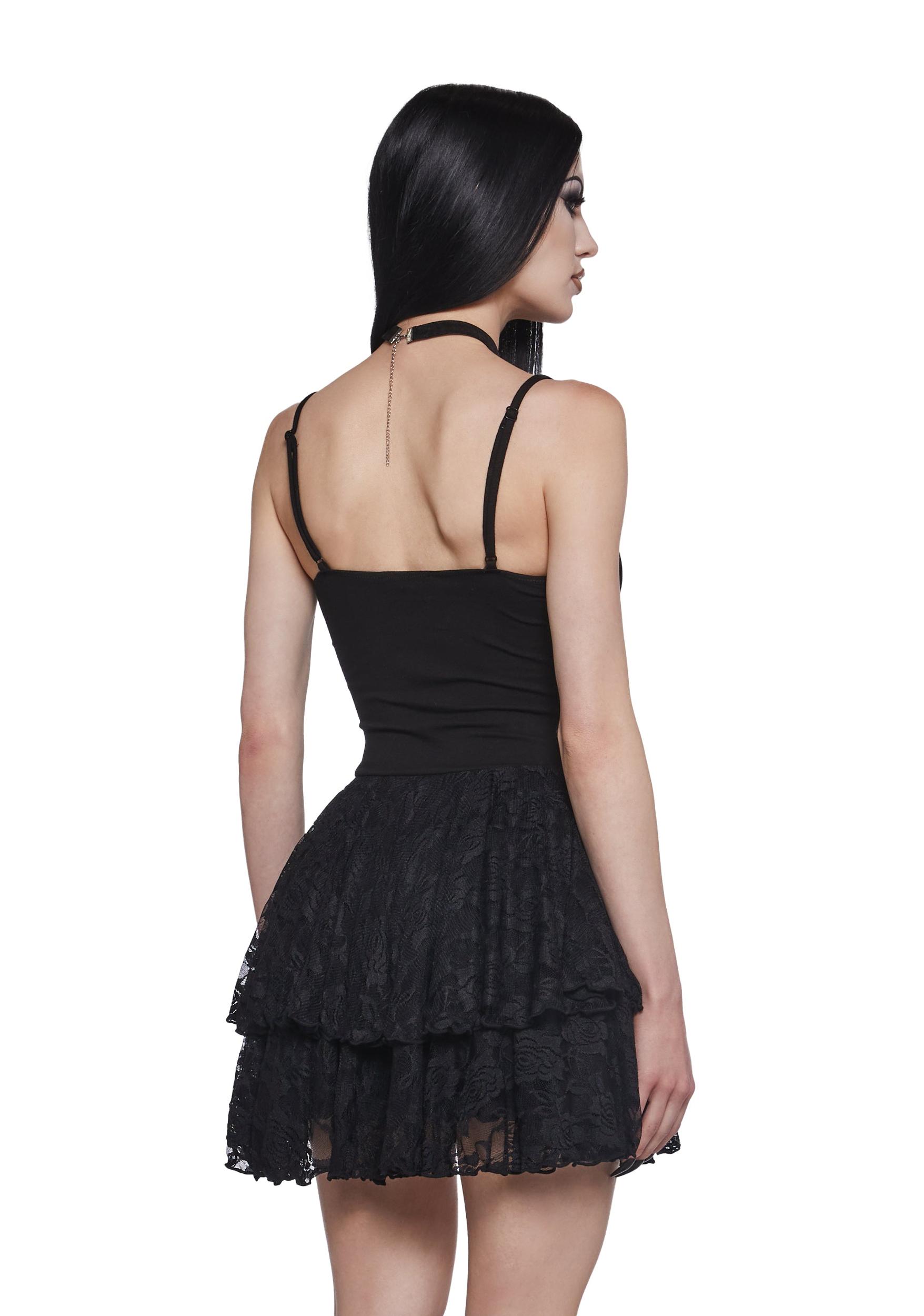 Captivating Horror Mini Dress Product Image