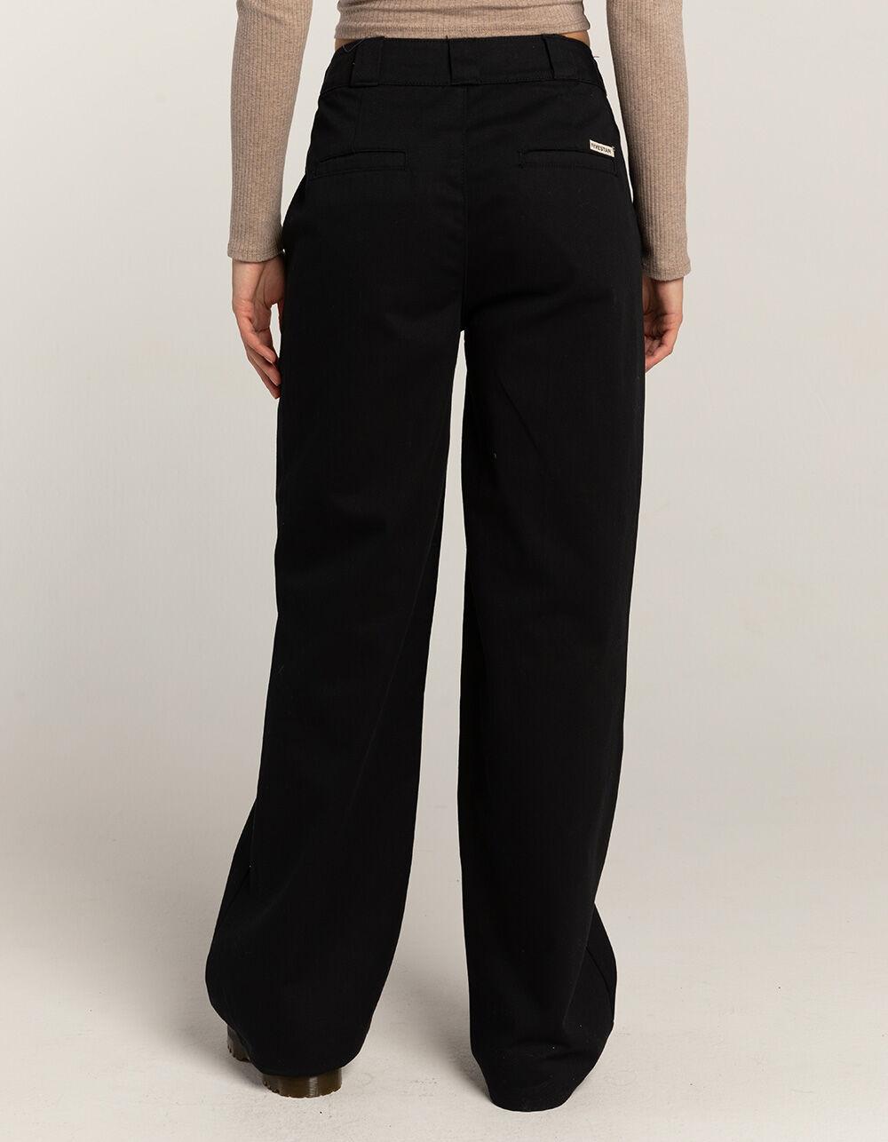 FIVESTAR GENERAL CO. Downtown Wide Leg Womens Jeans - BLACK Product Image