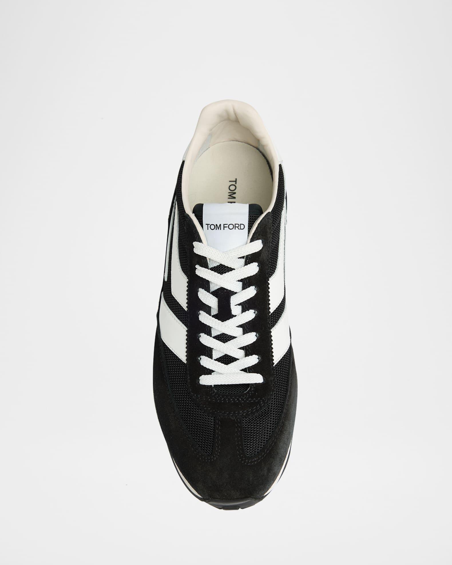 Men's Mick Tech Fabric and Suede Sneakers Product Image