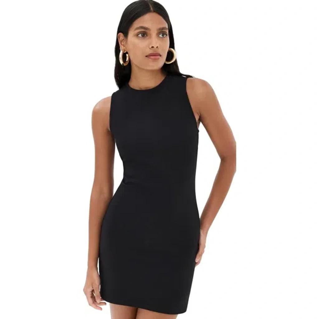STAUD Mercer Sleeveless Minidress In Black Product Image