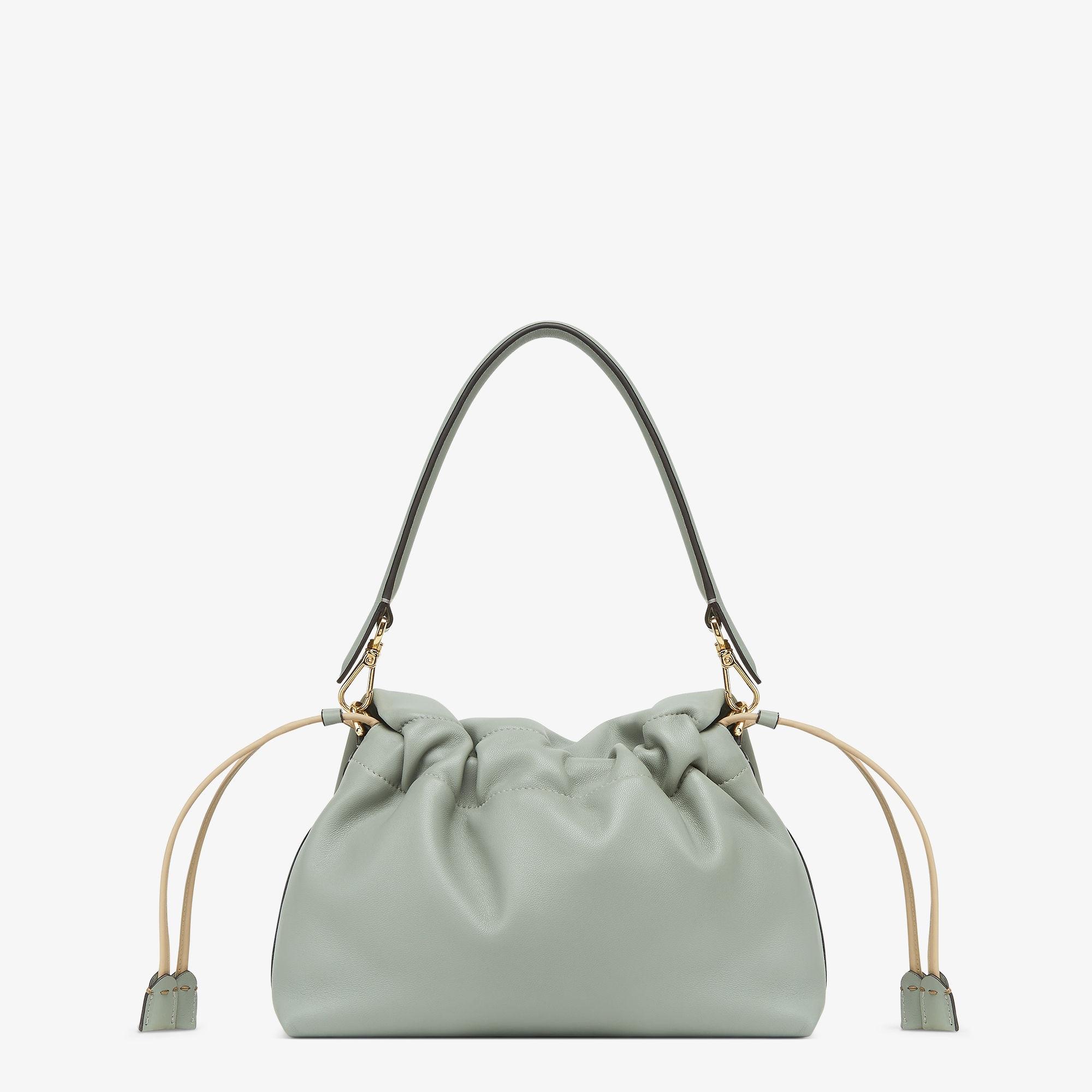 Mamma Baguette MediumMatcha green nappa leather bag Product Image