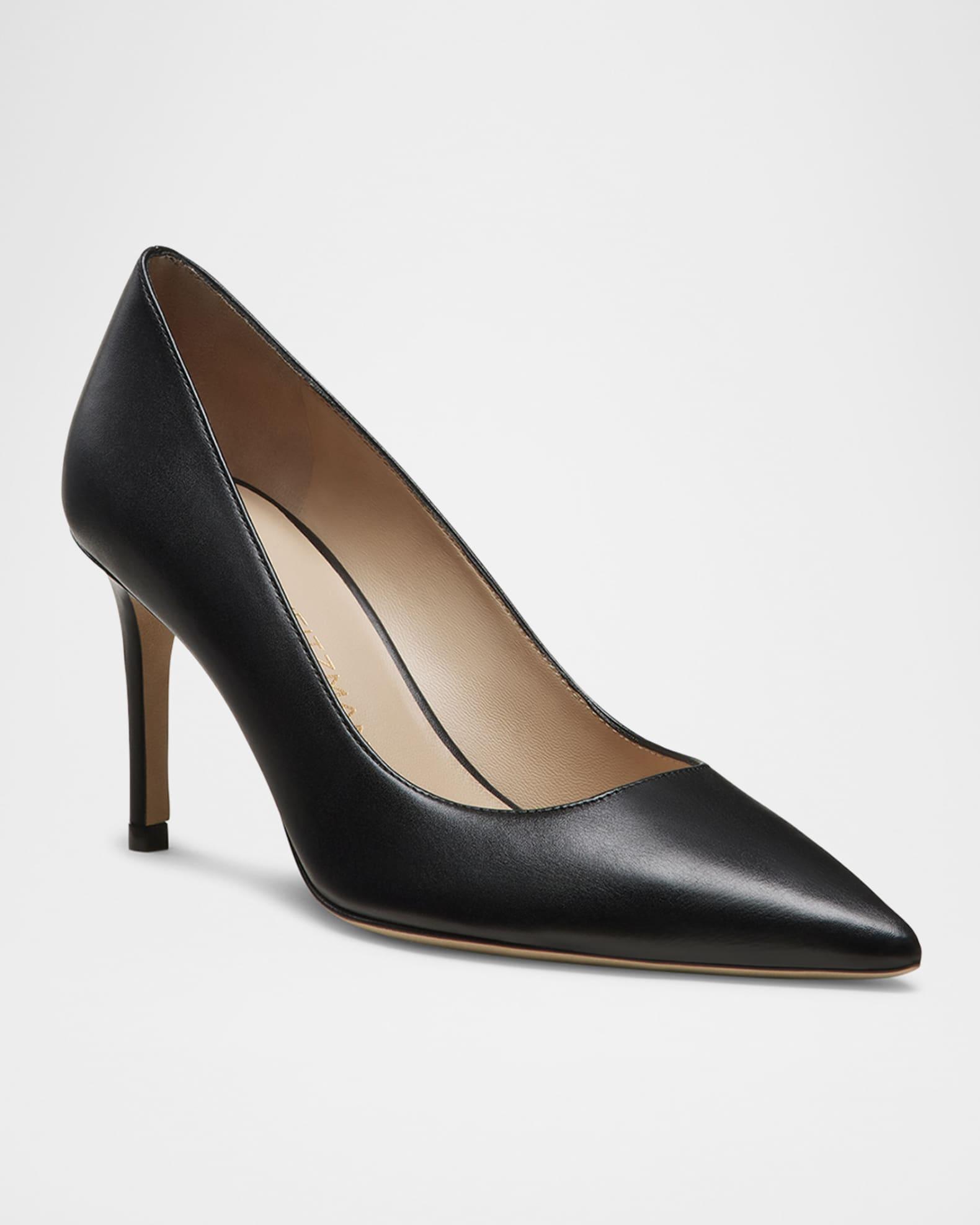 Stuart Leather Stiletto Pumps Product Image