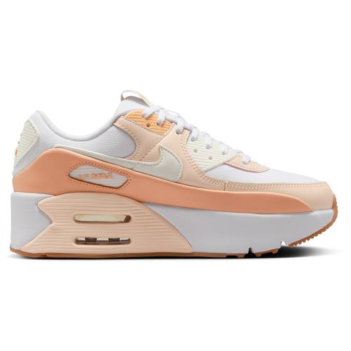Nike Womens Nike Air Max 90 LV8 - Womens Shoes Sail/White/Barely Orange Product Image