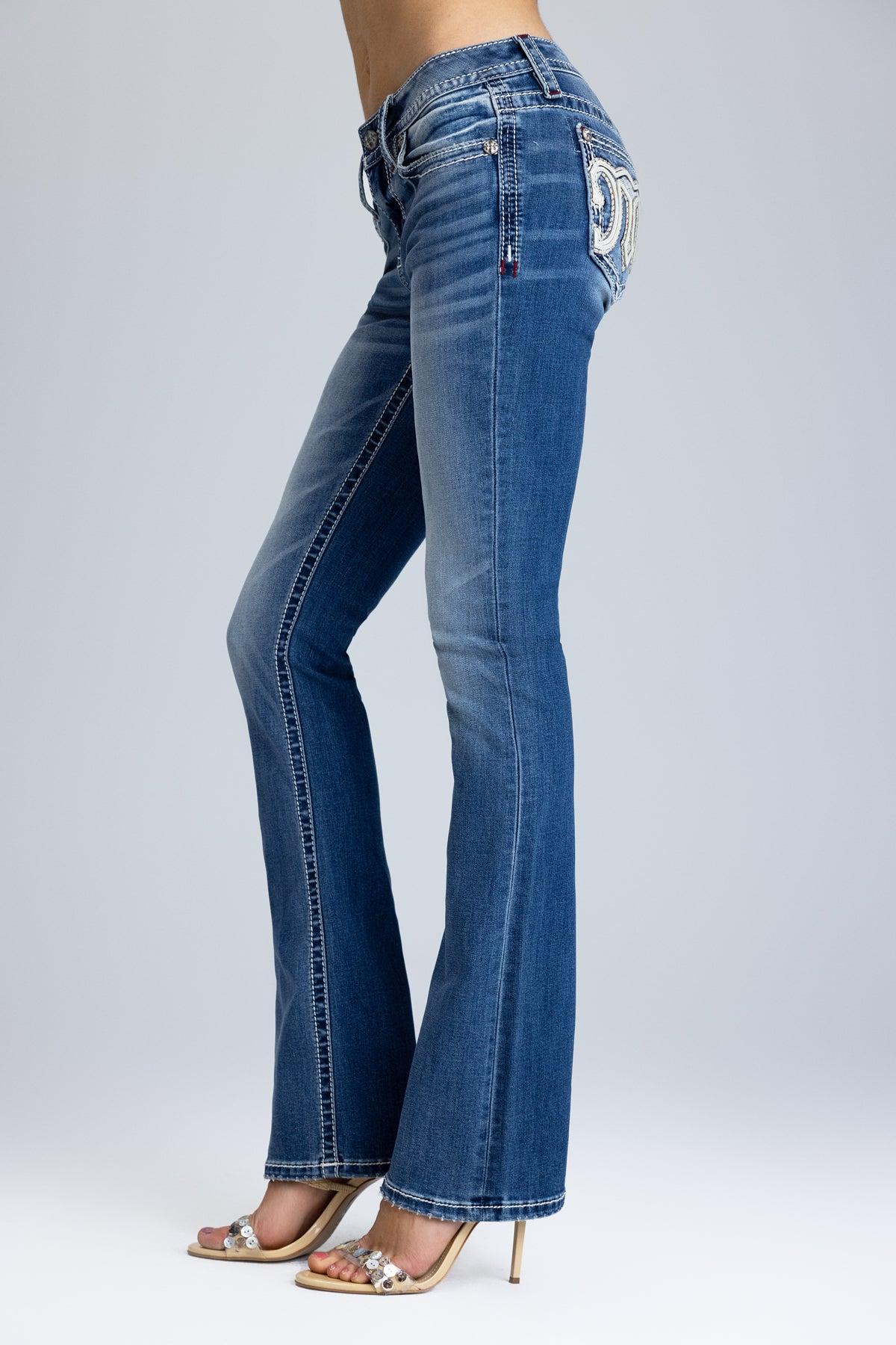 Maven Logo Bootcut Jeans Product Image