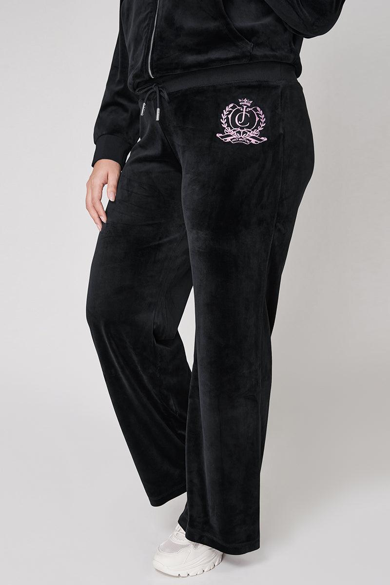 Plus-Size Wide Leg Track Pants Product Image