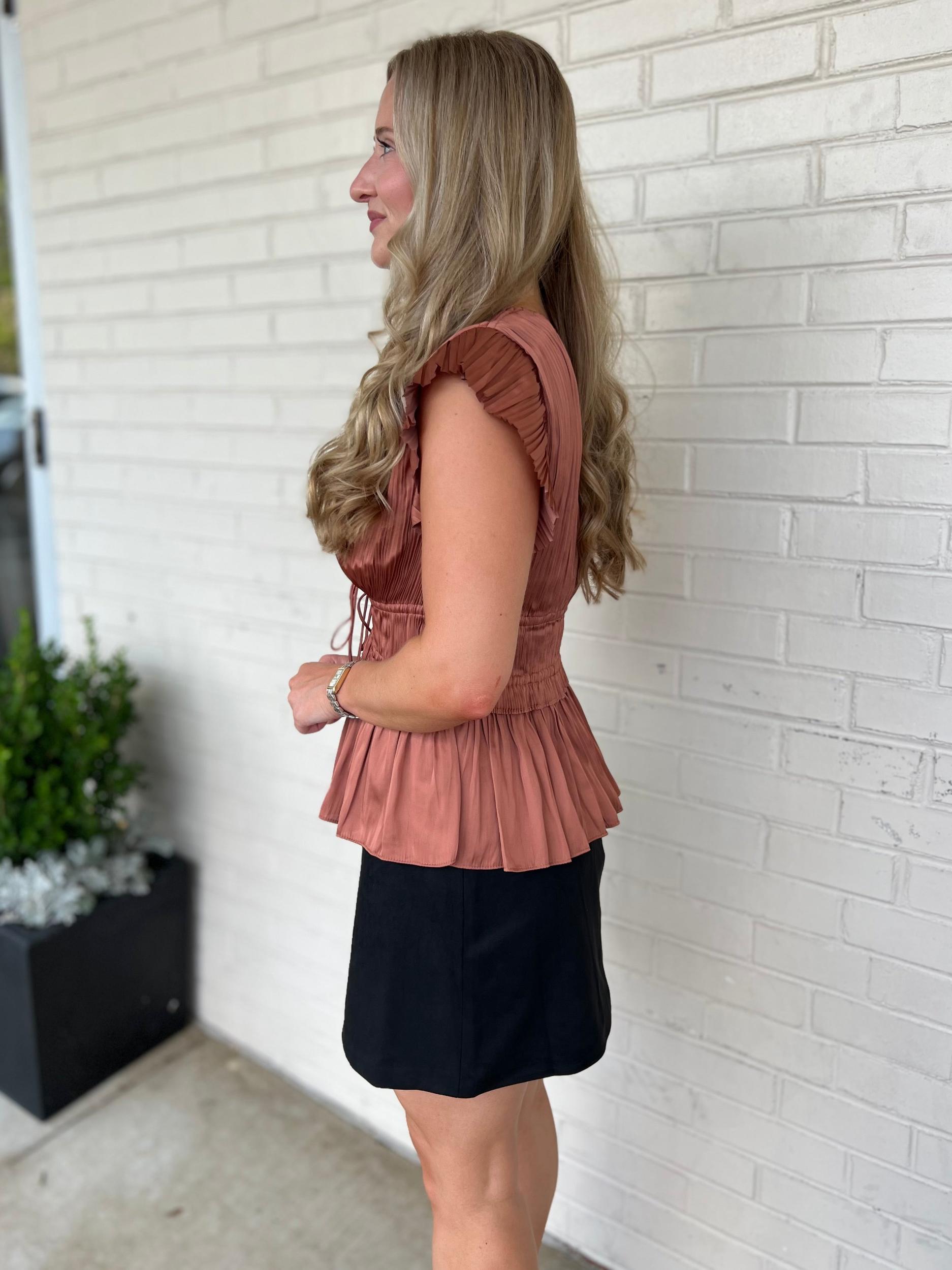 Anastasia V-Neck Blouse Product Image