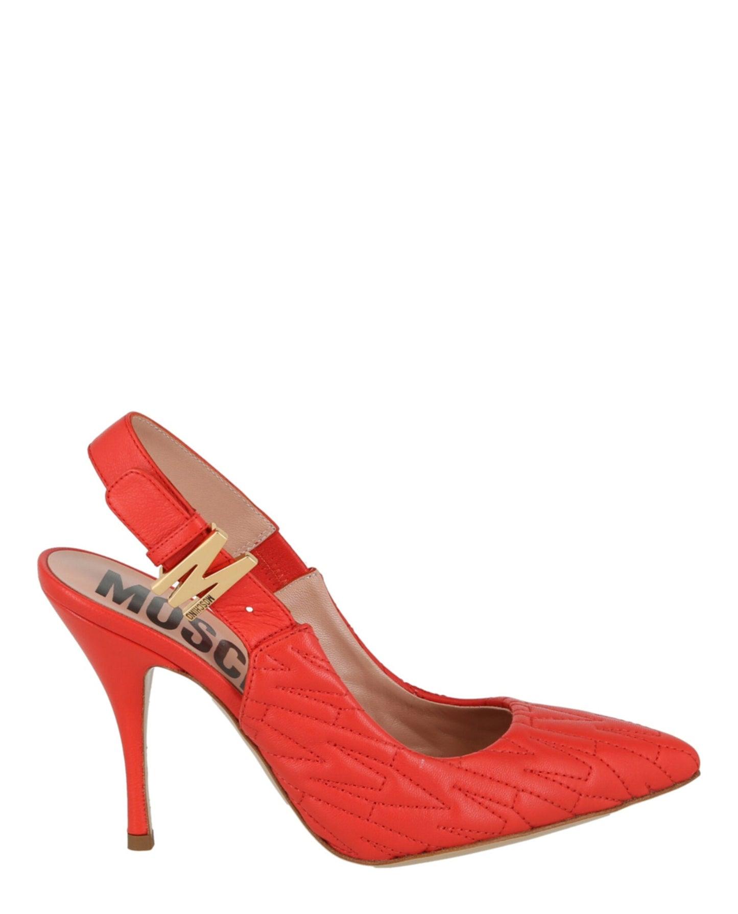 Moschino M-Quilted Slingback Pumps Female Product Image
