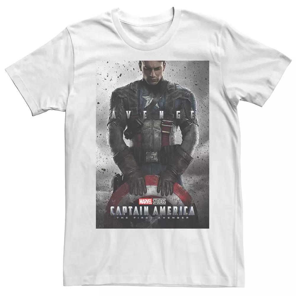 Men's Marvel Studios Captain America The First Avenger Movie Poster Tee,  Product Image