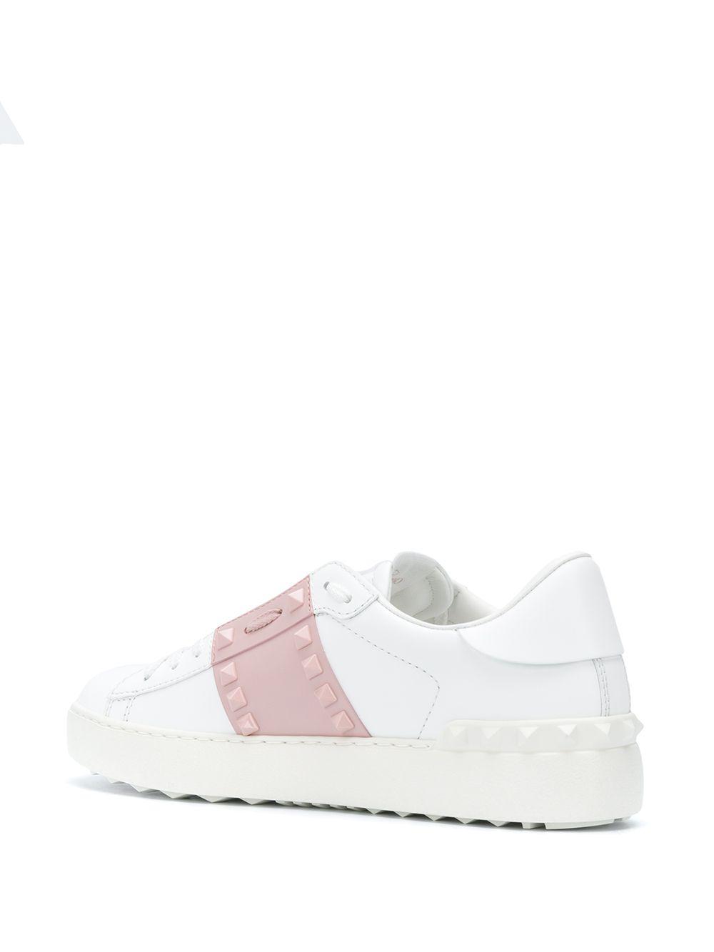 Rockstud open leather sneakers Product Image