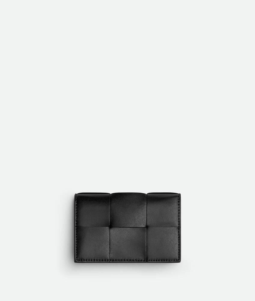 Men's Cassette Business Card Case in Black/parakeet Product Image