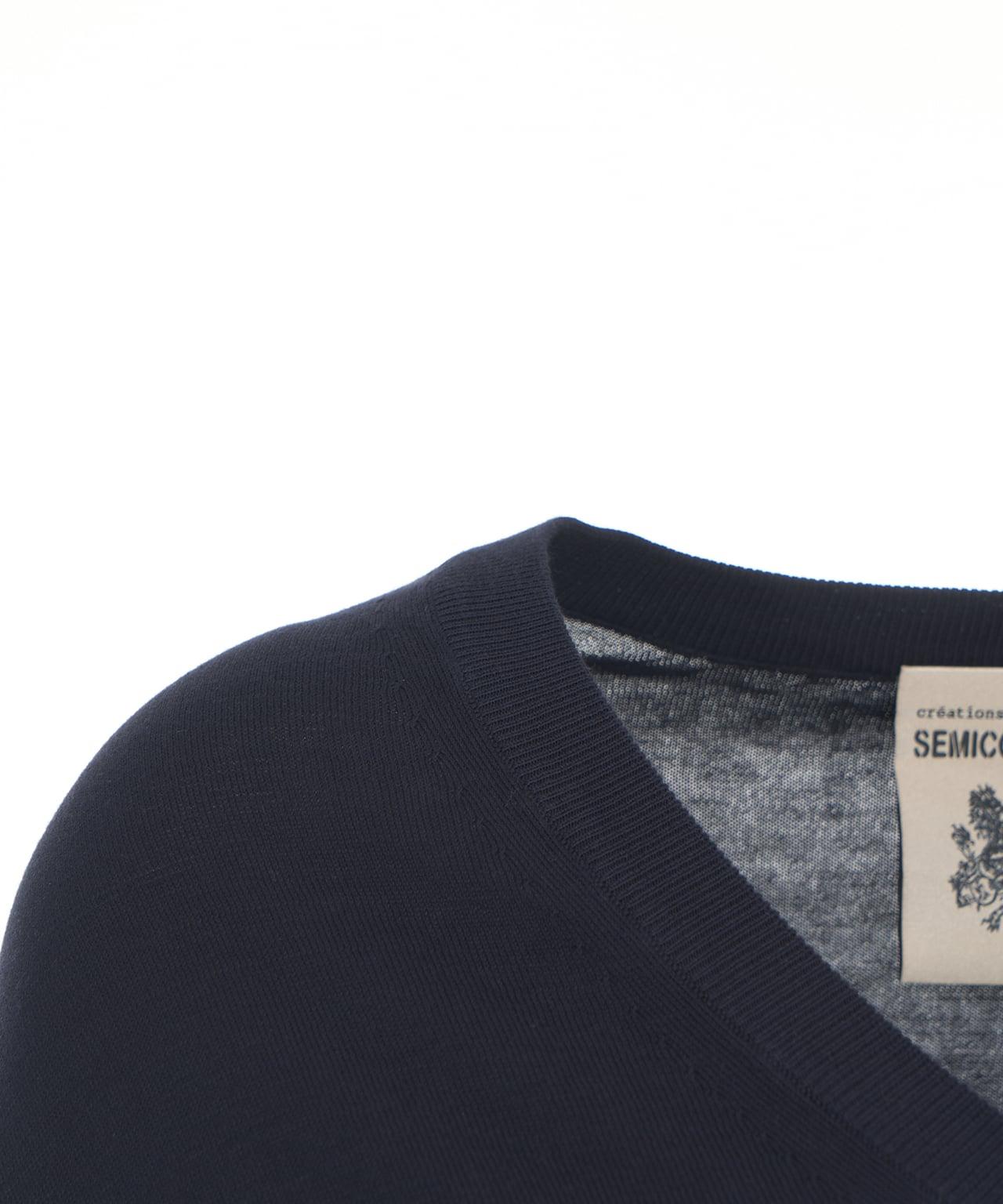 Knit pullover with V-neck Product Image