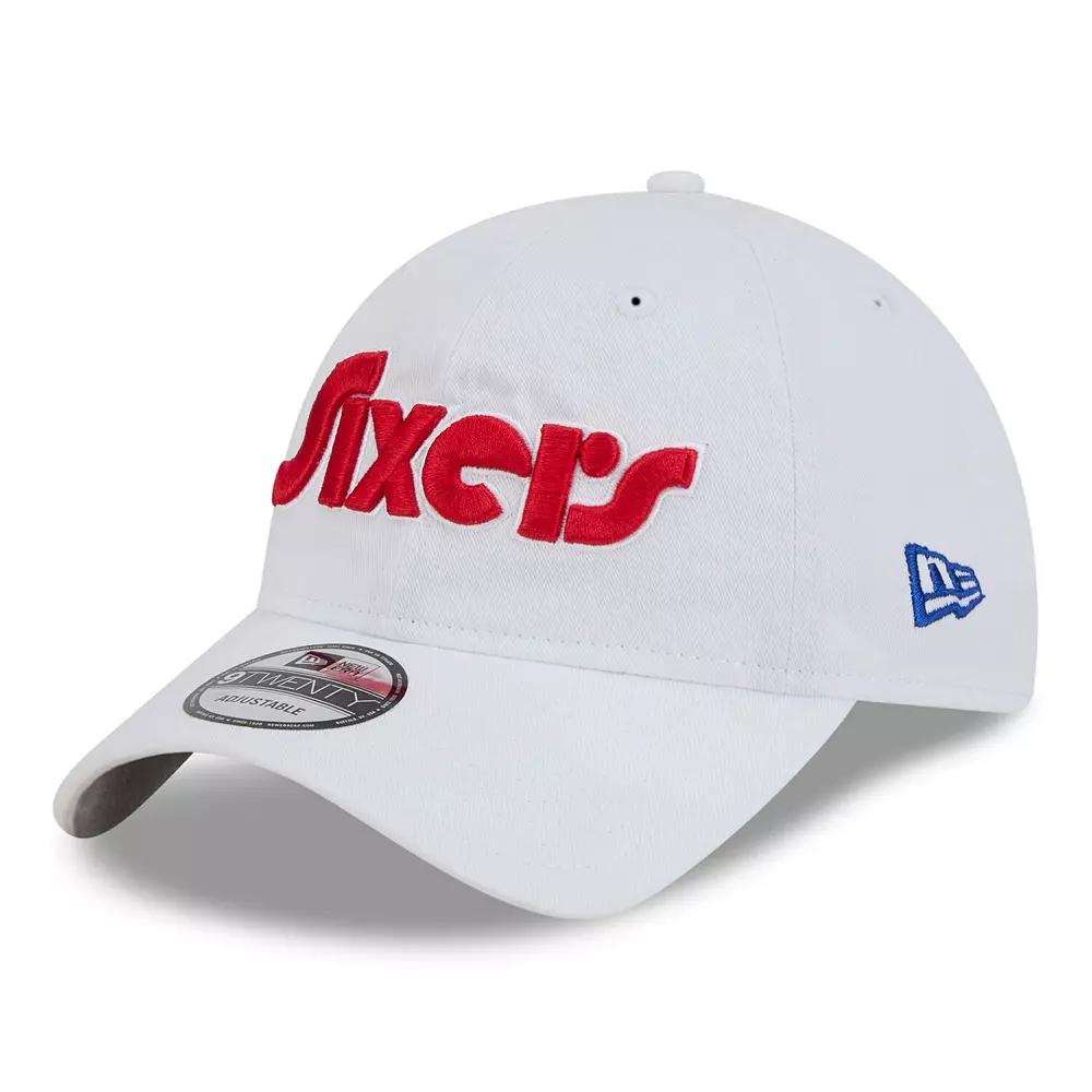 Men's New Era White Philadelphia 76ers 2024/25 City Edition 9TWENTY Adjustable Hat, 76r White Product Image